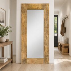 50x110 cm Wooden Mirror