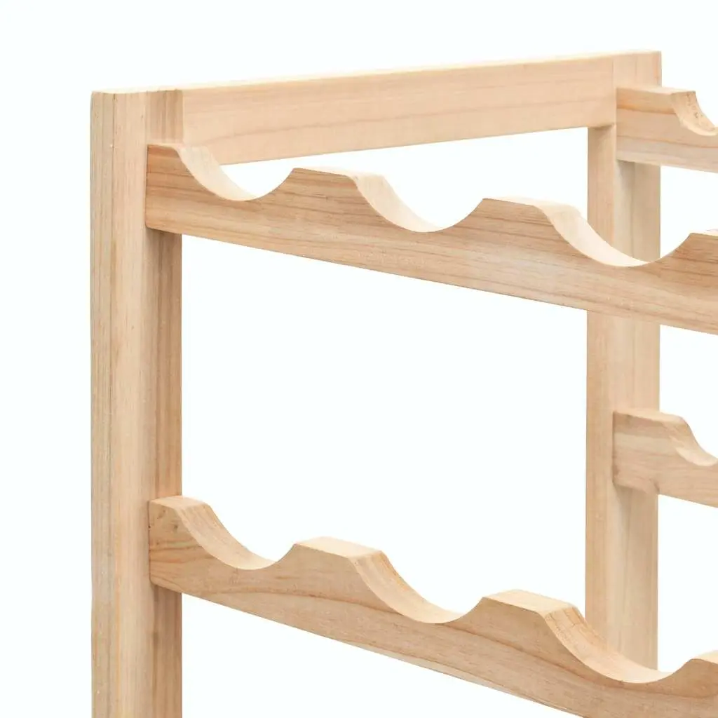 Wine Rack Brown 8 Tier Cedar Wood Storage Organizer Bottle Holder Display Stand Shelf