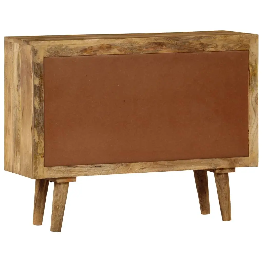 Sideboard Brown 90x30x69cm Solid Mango Wood Vintage Storage Cabinet