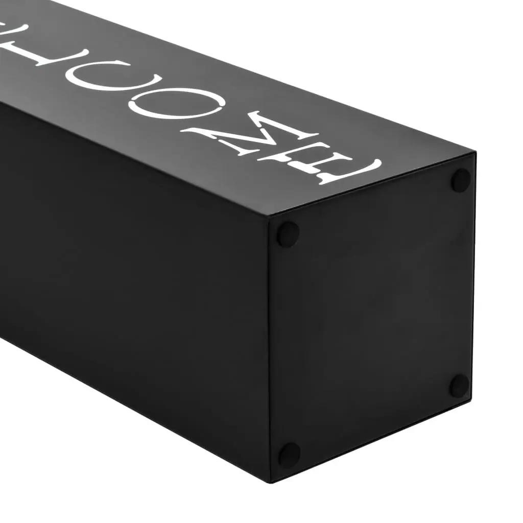 Umbrella Stand Steel Black Modern Entryway Storage Holder Drip Tray Walking