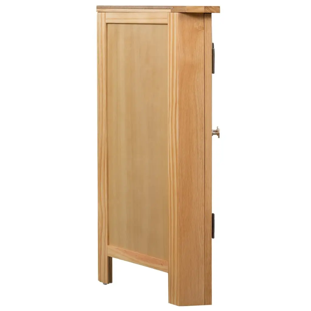 Corner Cabinet Brown 80x33.5x78 cm Wooden Storage Organiser for Hallway Living