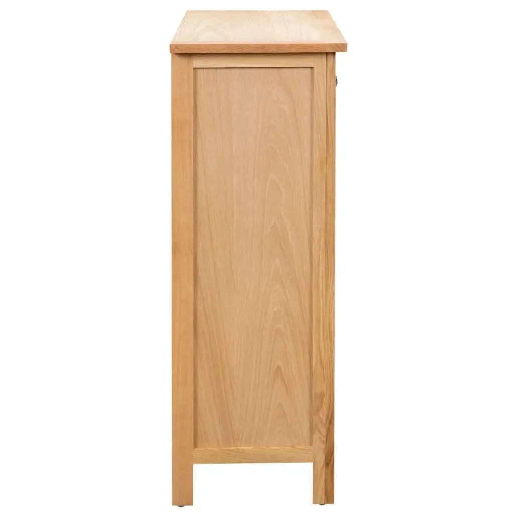 Solid Oak Wood Wine Cabinet Storage Rack Elegant Home Bar Furniture Organiser