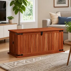 Acacia Wood Chest