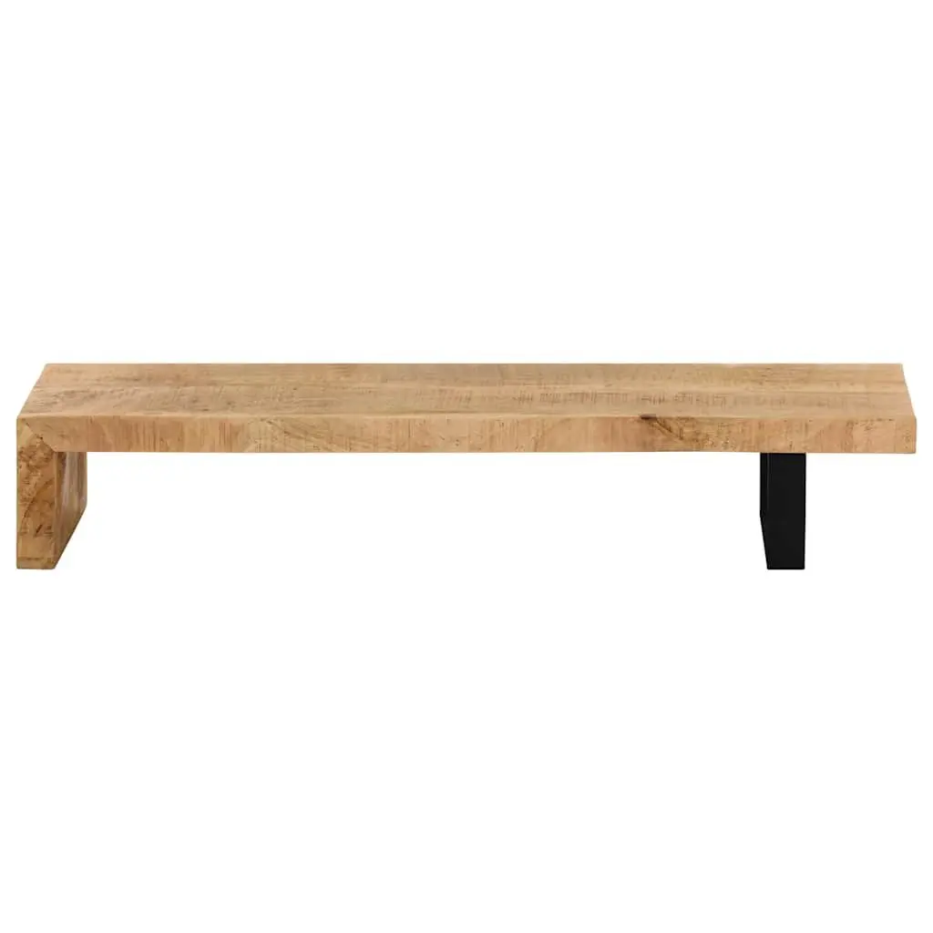 TV Stand Solid Mango Wood Brown Living Room Media Entertainment Cabinet Unit