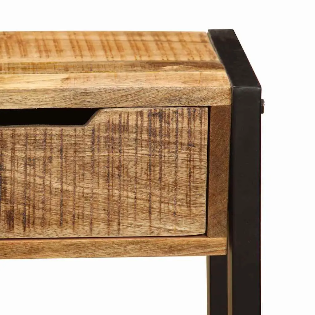 Sideboard Brown 110x35x75 cm Solid Mango Wood 3 Drawers Storage Cabinet
