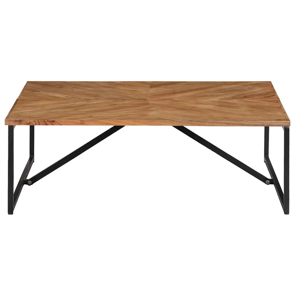 Coffee Table 110x110x36 cm Solid Acacia Wood Brown Living Room Furniture