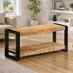 Sturdy Antique Style TV Cabinet 90x30x40cm
