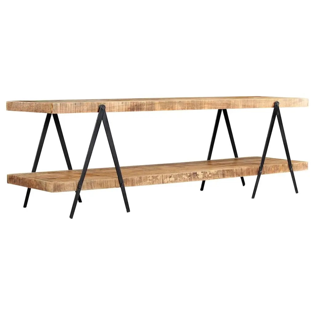 TV Cabinet in Solid Mango Wood for Storage