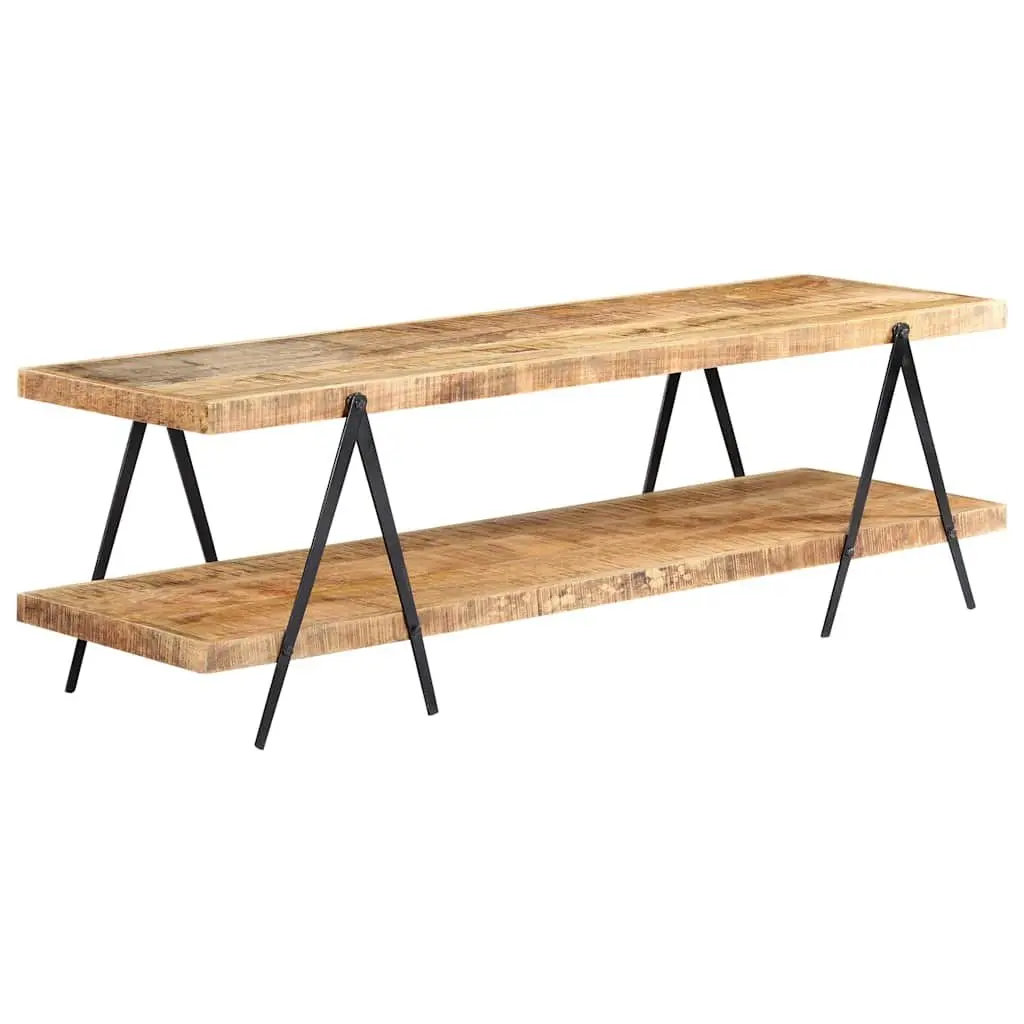 TV Cabinet in Solid Mango Wood for Storage