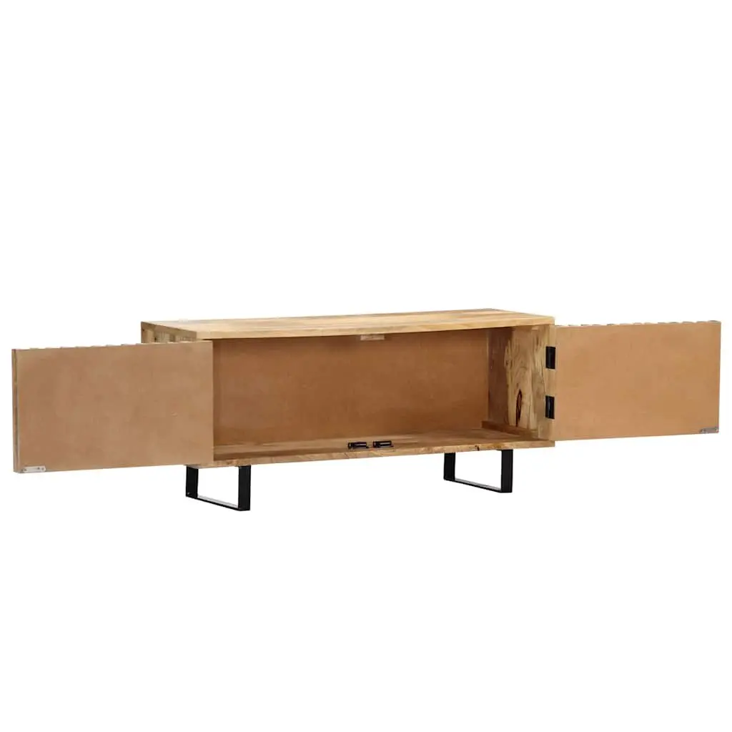 Solid Mango Wood TV Cabinet, 90x30x40 cm