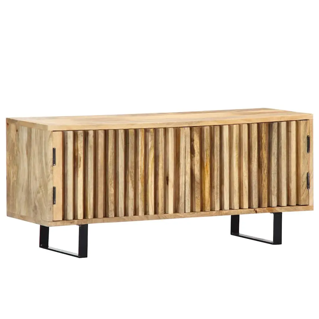 Solid Mango Wood TV Cabinet, 90x30x40 cm