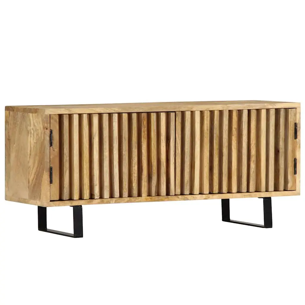 Solid Mango Wood TV Cabinet, 90x30x40 cm