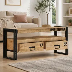 Your Cozy Space with a Solid Mango Wood TV Cabinet