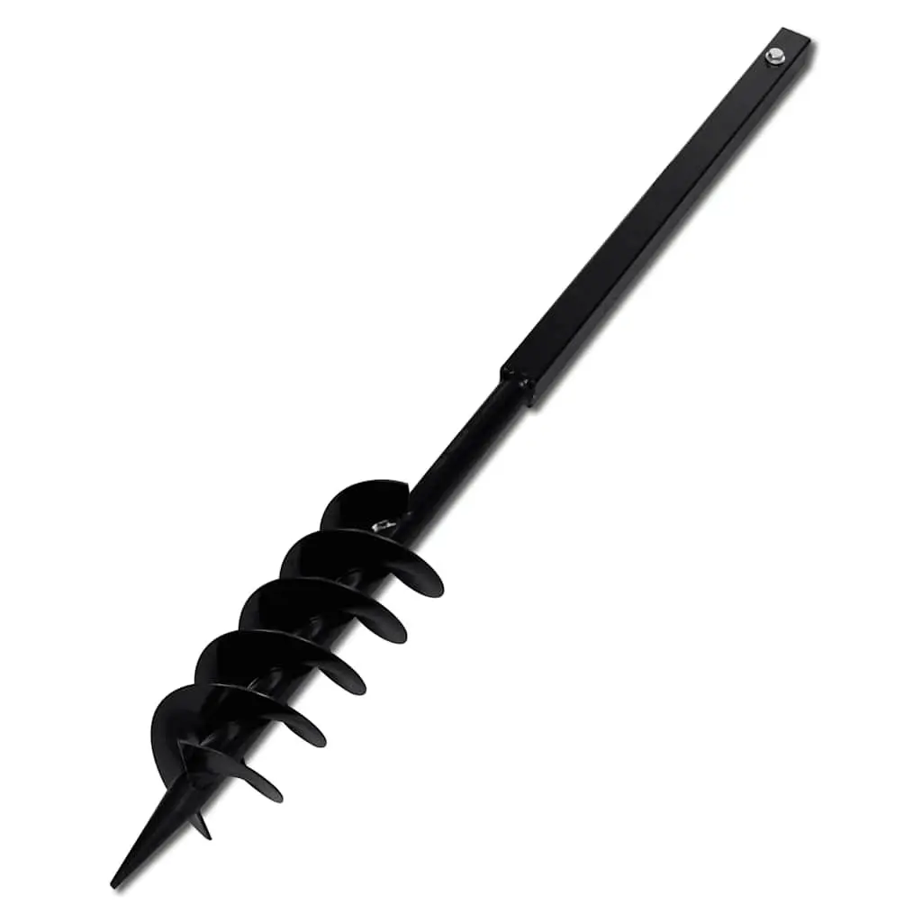 Ground Drill Auger 100mm Steel with Handle Extension Tubes 13m Soil Aeration