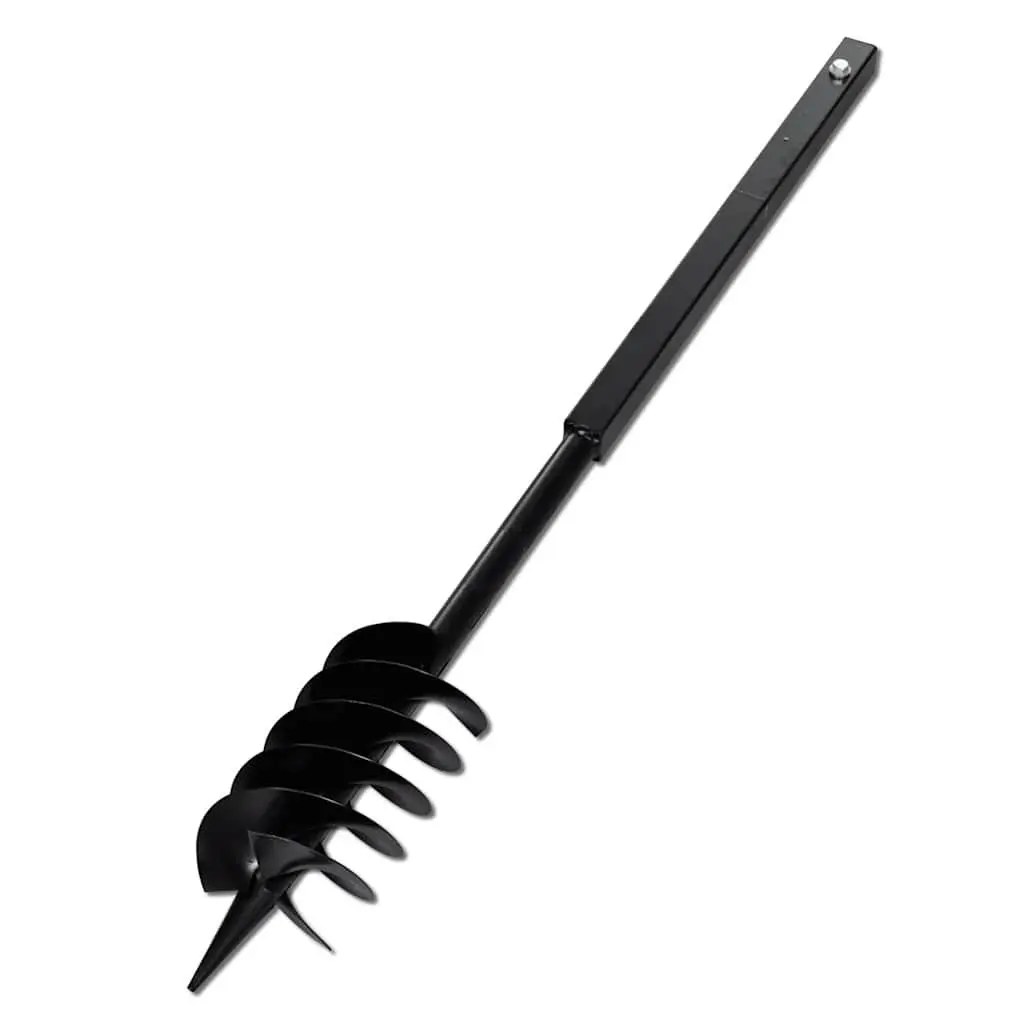 Ground Drill 120mm Steel with Handle and 5m Extension Tubes for Soil Aeration
