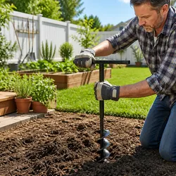Compact and Efficient 120mm Ground Drill Auger