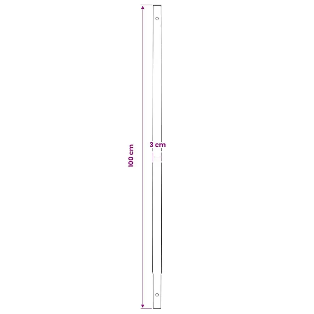 200mmGroundDrillSteelAugerwithHandleand5mExtensionTubestoEaseSoilAerationandPlanting