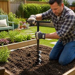 Compact and Efficient 200mm Ground Drill