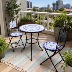 3 Piece Bistro Set for Outdoor Enjoyment