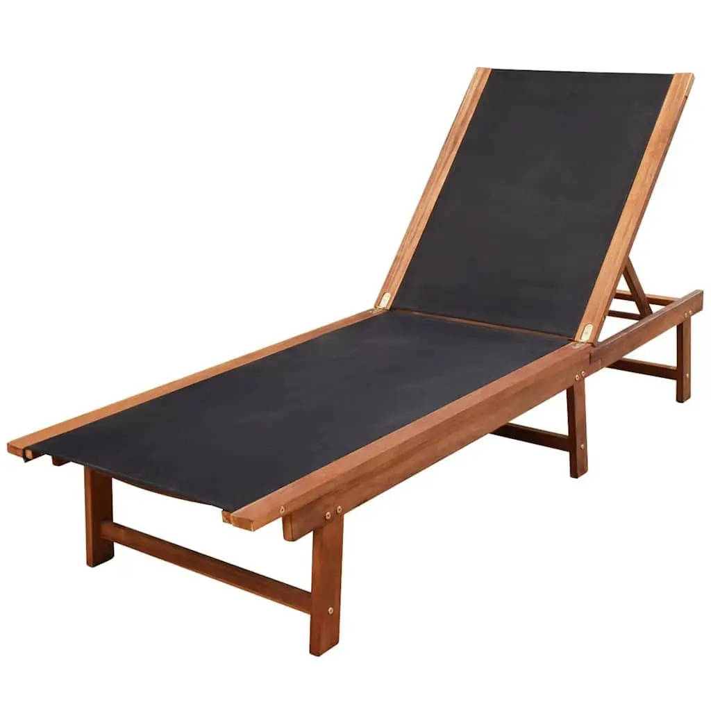 Acacia Sun Lounger Set with Table