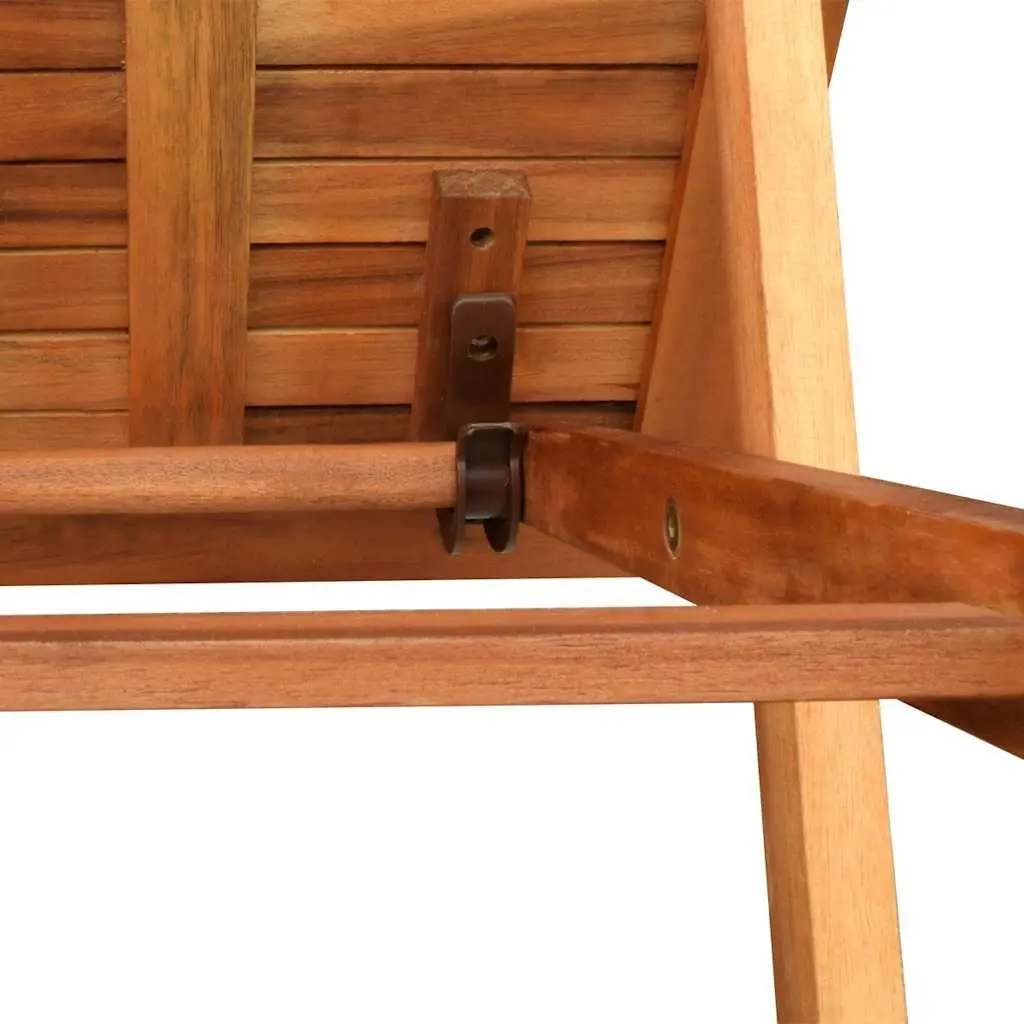 Acacia Wood Sun Lounger Set for Outdoor Use