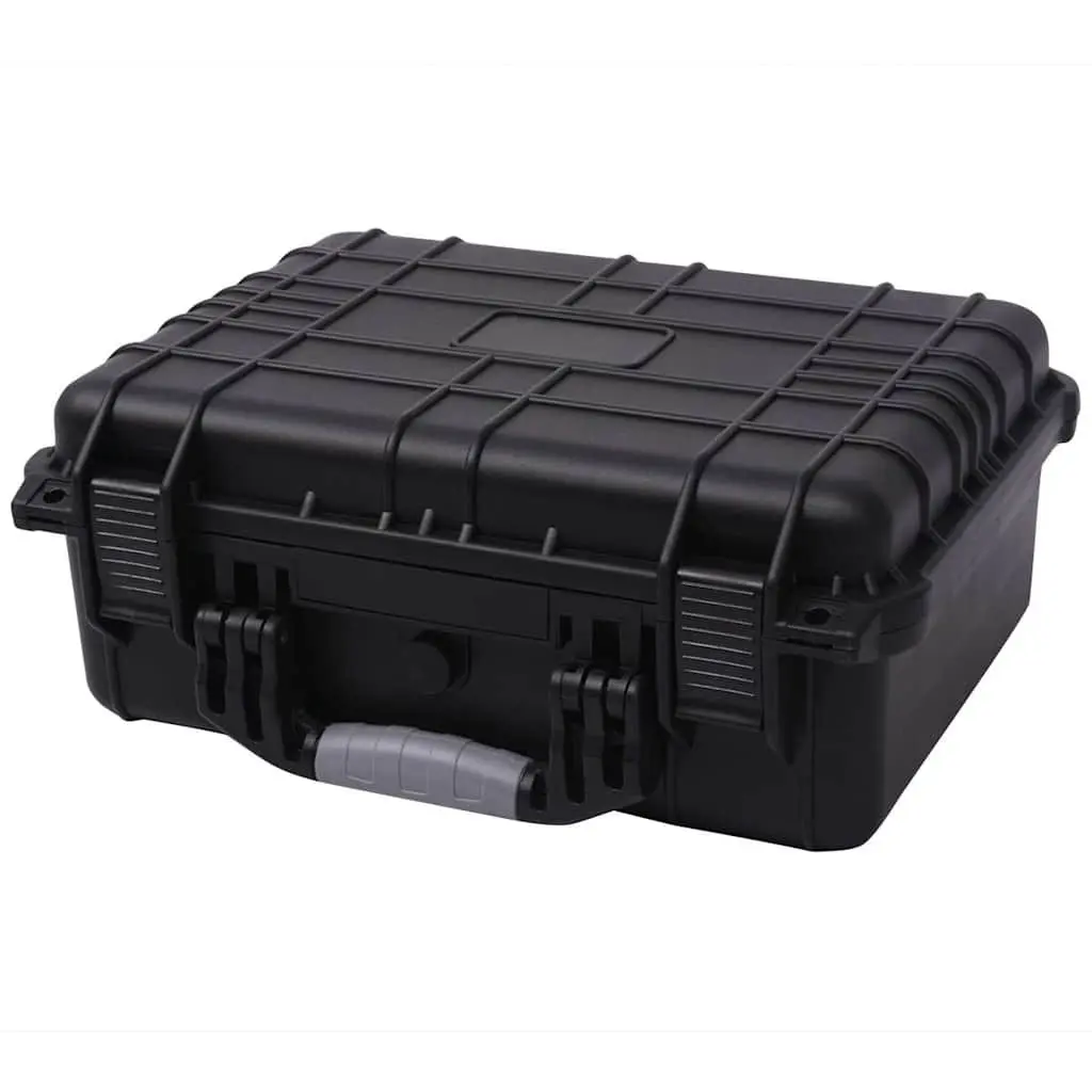 Protective Equipment Case Black Camera Bag Hard Case Travel Storage Organizer