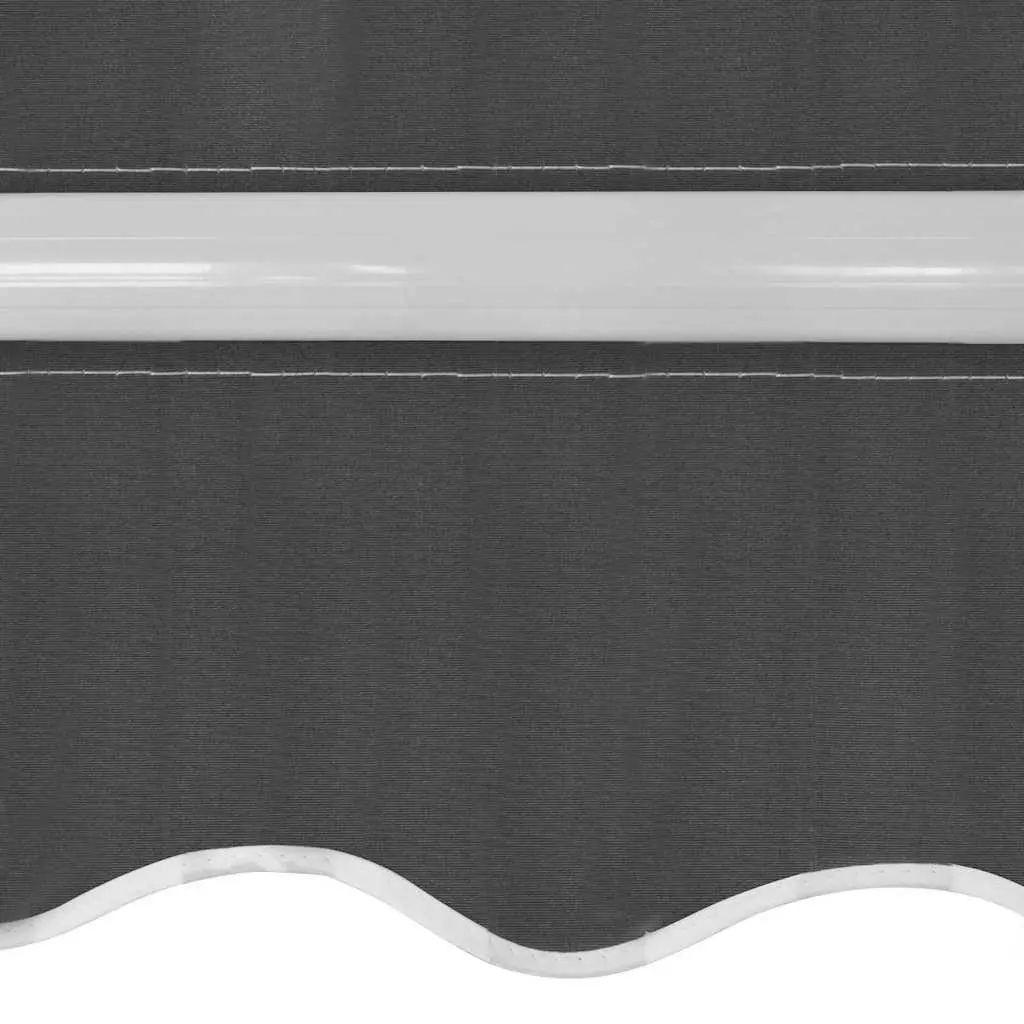Manual Folding Awning Anthracite 450cm Water-Repellent UV-Resistant Outdoor Shade