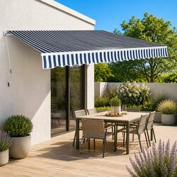 400cm Folding Awning for Outdoor Enjoyment