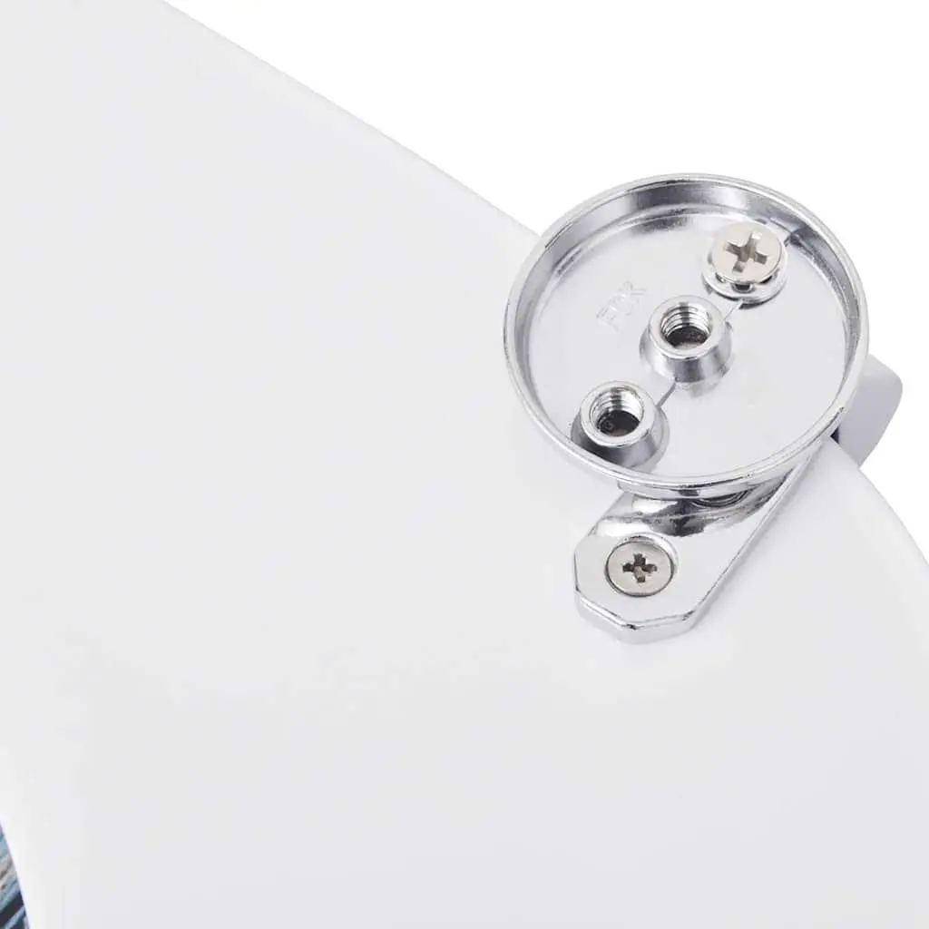 Toilet Seats with Lids Multicolour MDF 2 Piece Adjustable Hinges