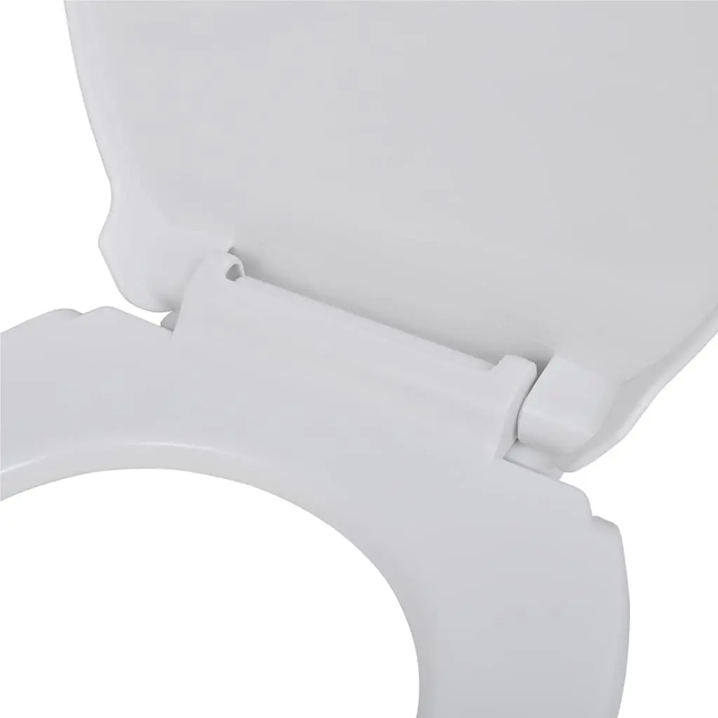 Toilet Seats White Standard Bowl Soft Close Lids 2 Pack
