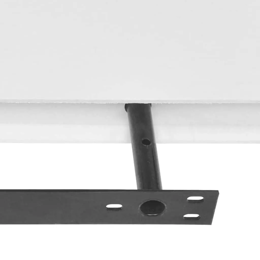 Wall Shelves White 80 cm Floating Display Storage Unit 4 Piece