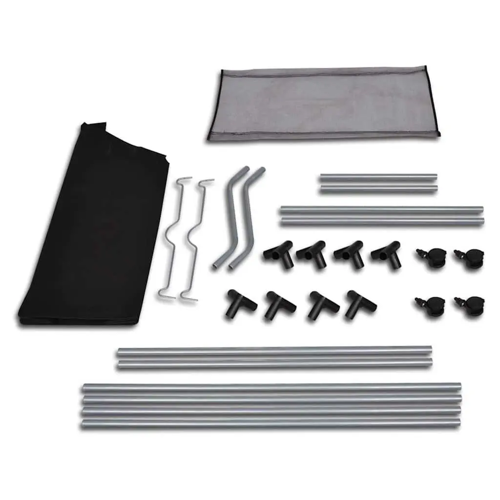 Laundry Sorters Black 2 Piece Removable Sorting Bags Durable Steel Frame