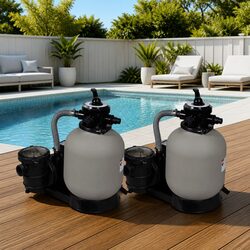 Efficient Sand Filter Pump 600W for Your Pool - Set of 2