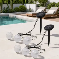 Compact Floating Solar Ball Lights for Outdoor Beauty