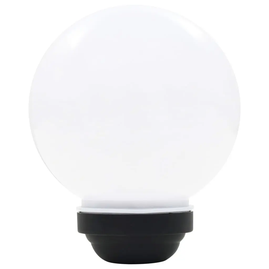 Outdoor Solar Lamps White 15cm 8 Piece LED Spherical Color Changing Garden Lighting