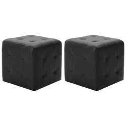 Black Foot Stools Set of 2 - Quality You Can Trust