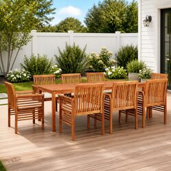 9 Piece Outdoor Dining Set