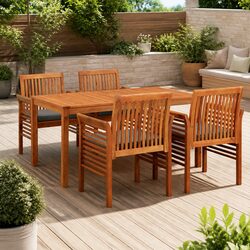 Confidently Built 5 Piece Outdoor Dining Set