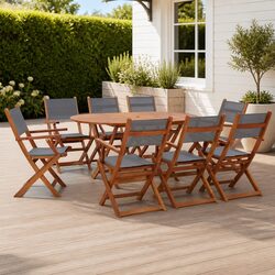 9 Piece Outdoor Dining Set