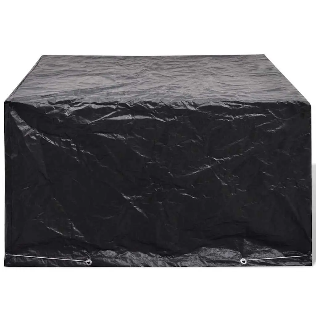 Garden Furniture Covers Black 172x113cm Waterproof UV-resistant 2 Pack
