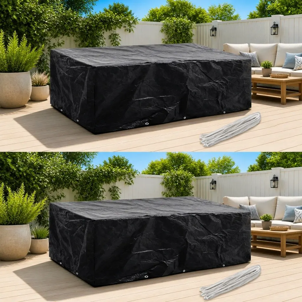 2 Pack Rattan Garden Furniture Covers