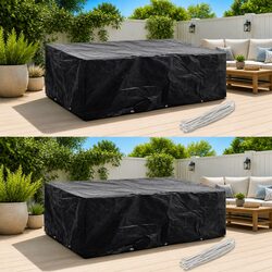 Garden Furniture Cover 2 Pack 8 Person Rattan Set Waterproof UV Resistant 10