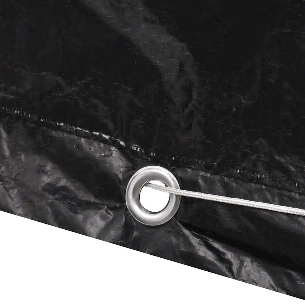 Garden Furniture Covers 2 pcs Black Outdoor Protective Cover 135x135x90cm