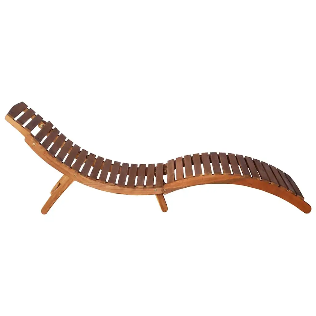3-Piece Wooden Sun Lounger Set