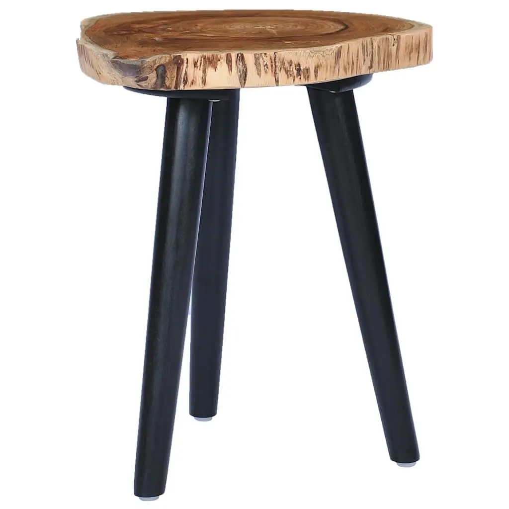 Coffee Table Brown 40x45cm Round Teak Root Tabletop Mango Wood Base