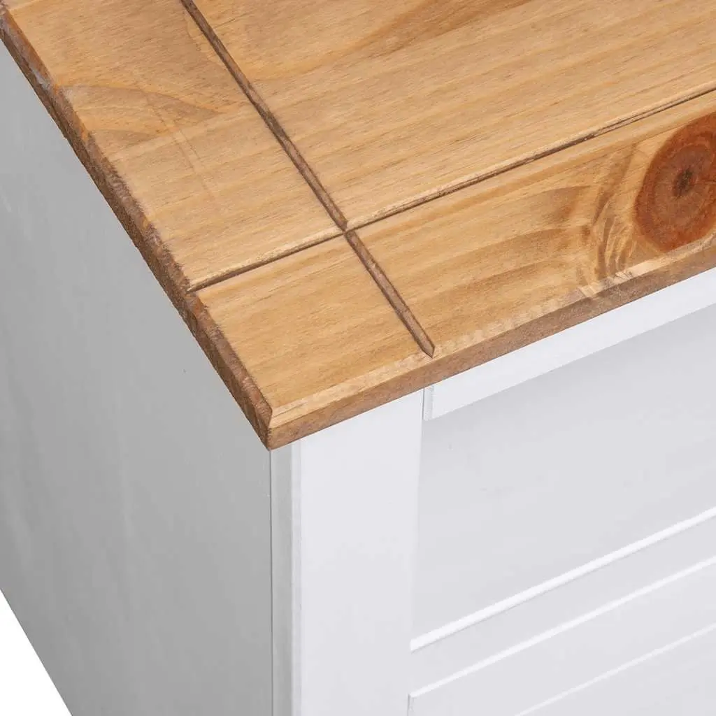 White Corner TV Cabinet with Storage Drawers