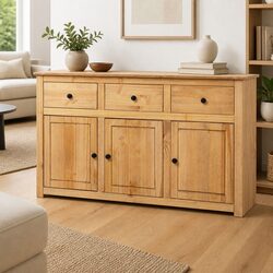 Solid Pinewood Sideboard - A Quality Storage Solution