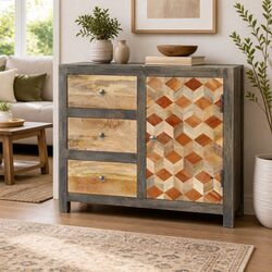 Your New Favorite Side Cabinet in Solid Mango Wood