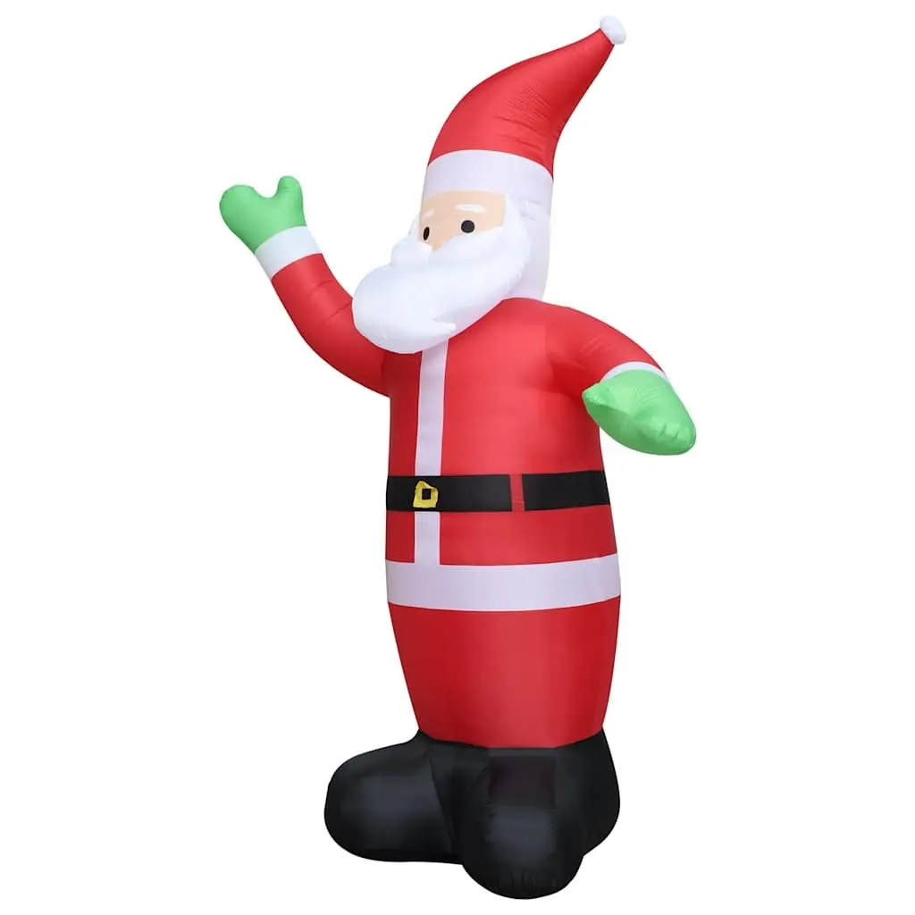 Inflatable Santa Claus Decoration XXL 600cm Outdoor Self-Inflating LED Waving Display