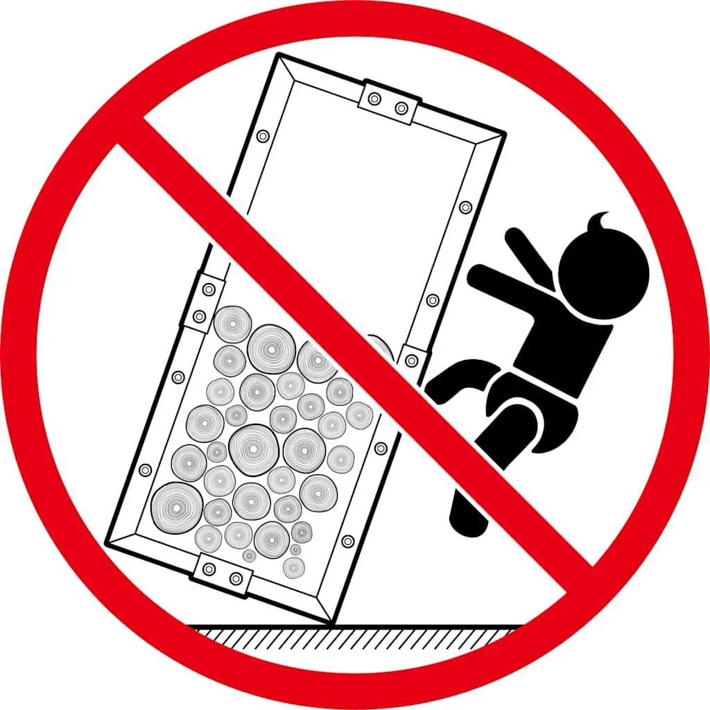 Firewood Rack Black Steel Log Holder Storage Fireplace Wood Stove Accessories